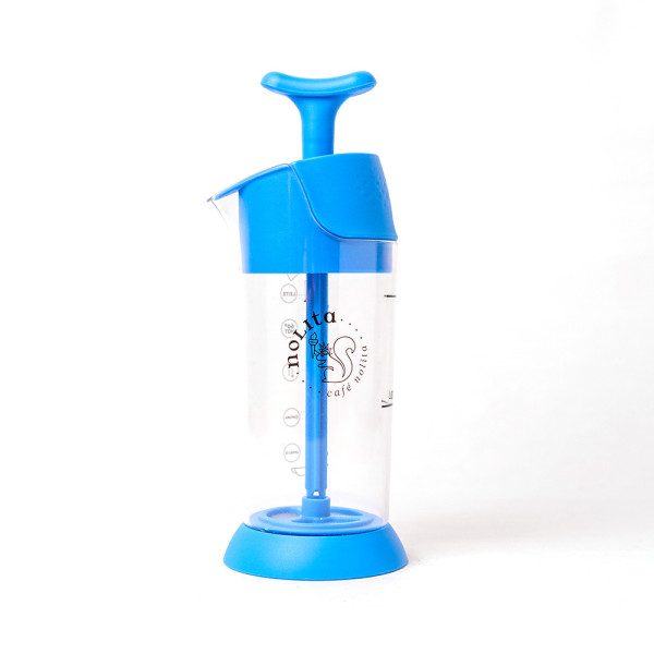 Espumador de Leite Manual Azul