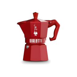 BIALETTI - Cafeteira Moka Express Vermelha 6 xic