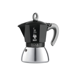 BIALETTI - Cafeteira Moka Induction Preta 2 xic