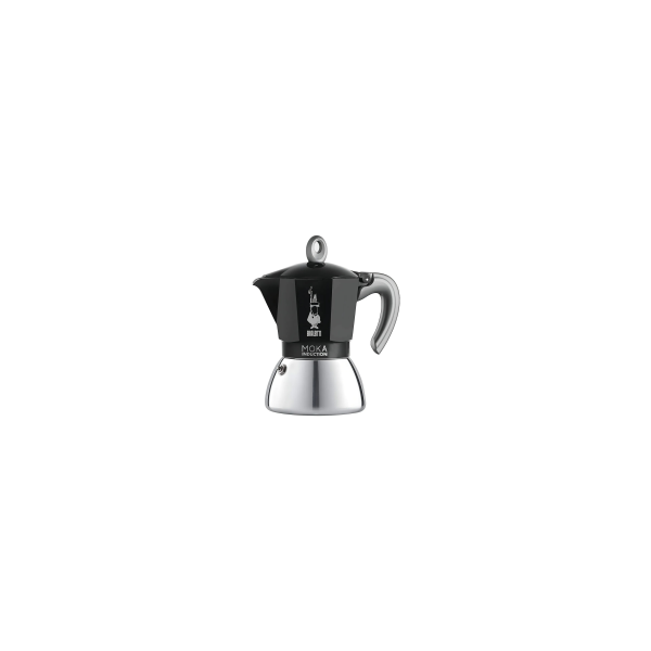 BIALETTI - Cafeteira Moka Induction Preta 2 xic