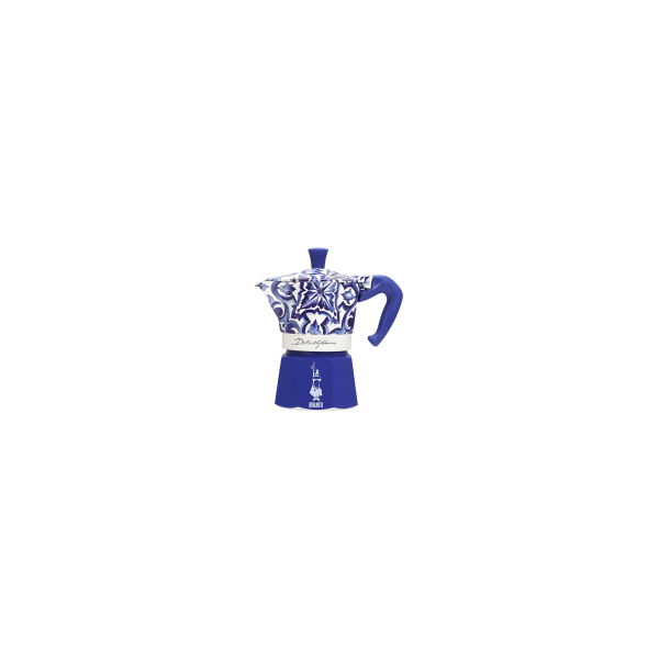 BIALETTI - Moka Express Dolce & Gabbana Blu Med - 6 Xíc