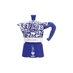 BIALETTI - Moka Express Dolce & Gabbana Blu Med - 3 Xíc