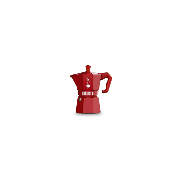 BIALETTI - Cafeteira Moka Express Exclusive Vermelha 6xic